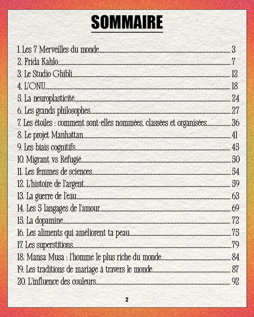 #DROP1 - 20 Fiches Culture